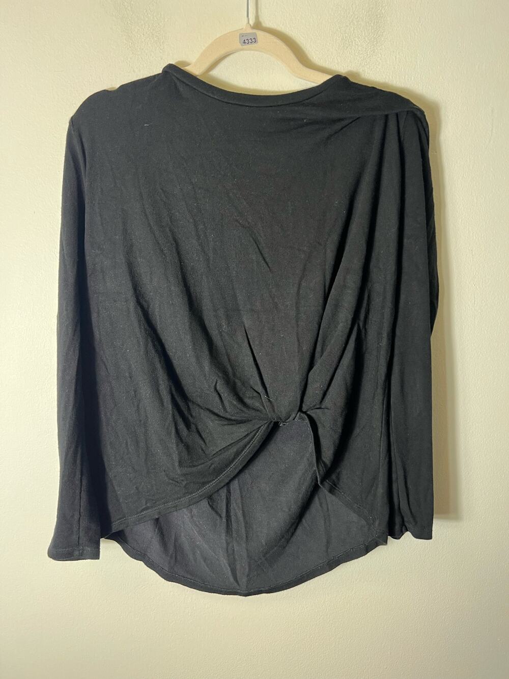 DYI Black Long Sleeve Girl Power Shirt Sz M